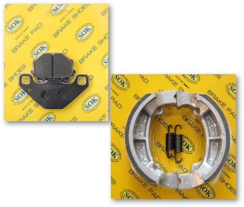 Front rear brake pads shoes - brake,